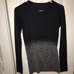 Lululemon Swiftly Tech size 6 black long sleeve